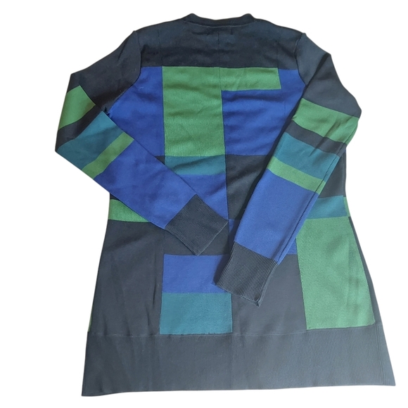 Philosophy Colorblock Cardigan Button up Long Sleeves V neck - Picture 8 of 10